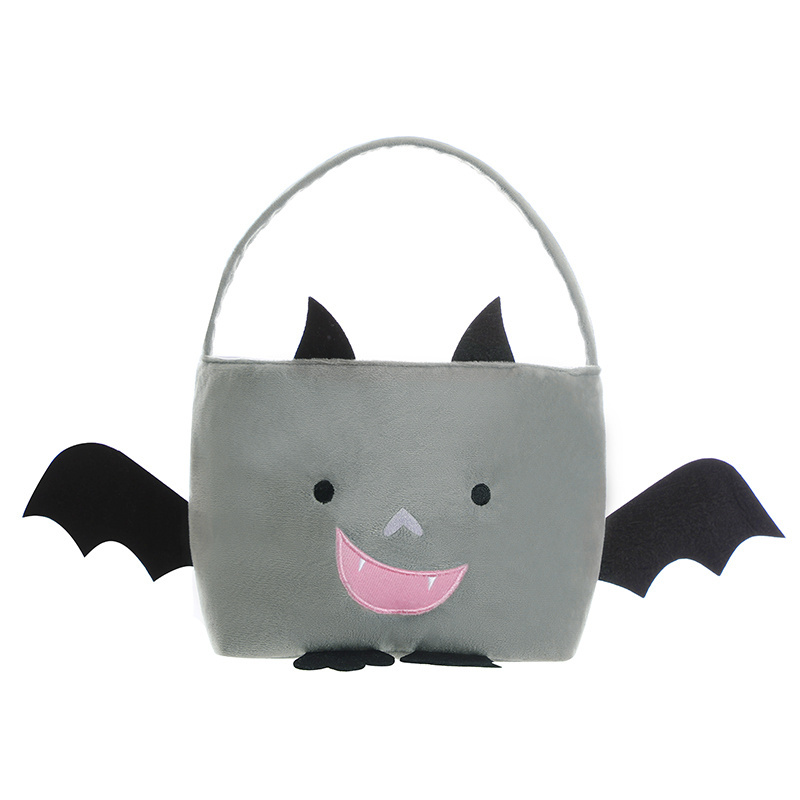 Halloween Bag Wholesale  Decoration Bat Tote Trick Or Treat Bags Halloween Basket For Candy