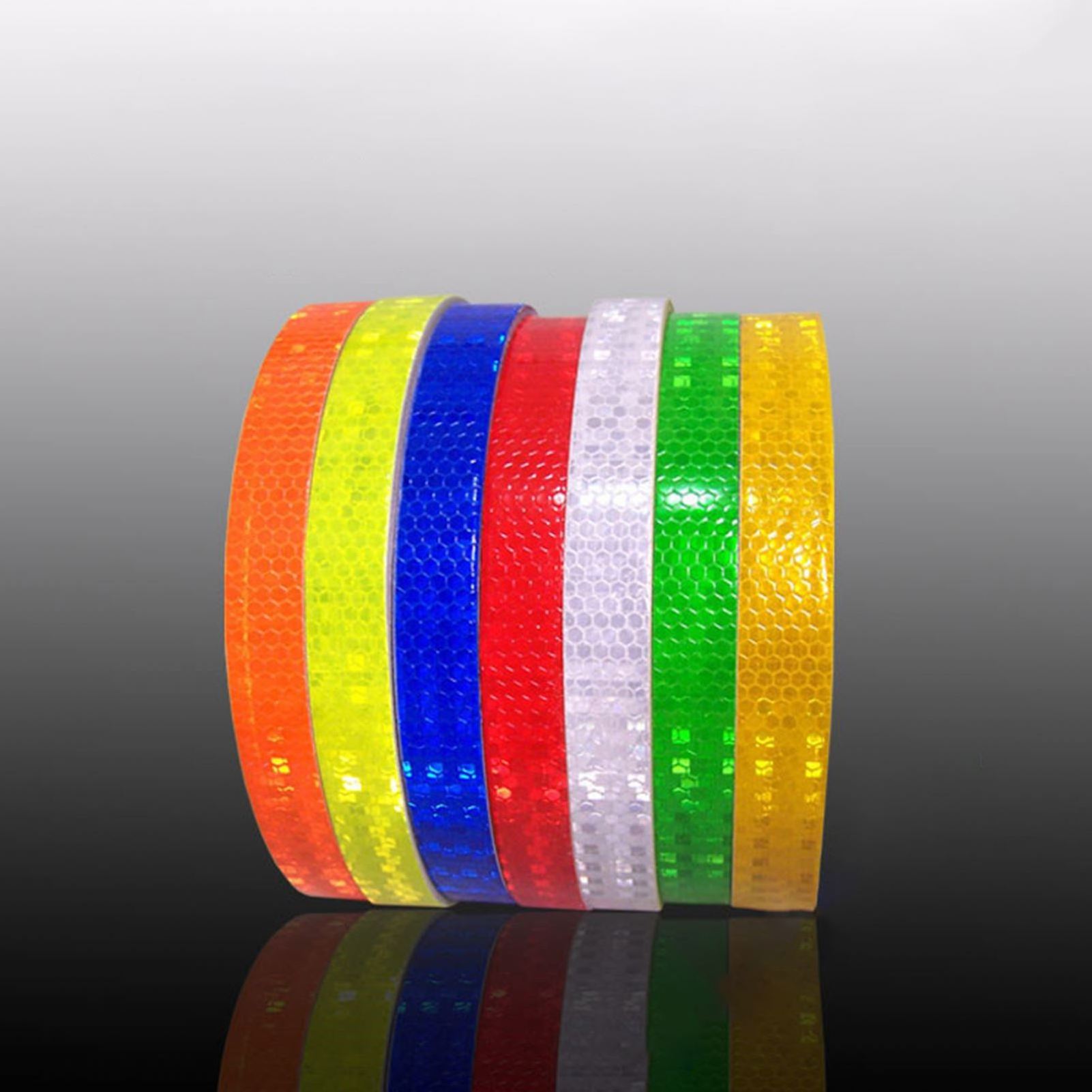 1PC 8 Meter Car Styling Reflective Stripe Tape Motorcycle Bike Body Rim Wheel Stripe Tape Stickers Decorative Blue/Red/Yellow