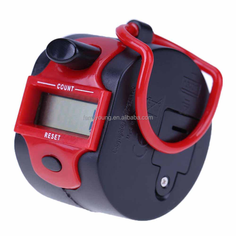 5 Digital Plastic Electronic Digital Counter Portable Hand Tally Counter LCD Display Golf Manual Press Clicker