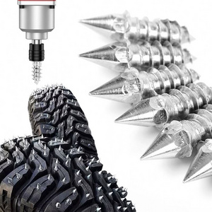 Winter Alloy Tire Studs Screws Universal Anti-Slip Snow Nails for Car Motorcycle Bike Off-road Tyre Cleats Auto Snow Spikes