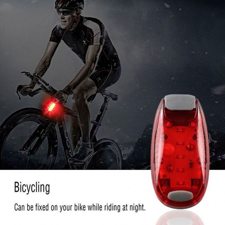 LED Safety Cycling Lights Running Walking Bicycle Bike Light Runner Best Flashing Warning Lamp for Helmet Backpack