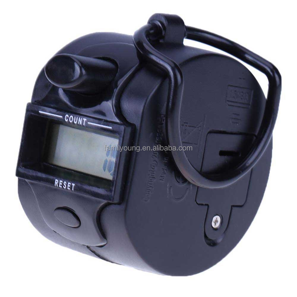 5 Digital Plastic Electronic Digital Counter Portable Hand Tally Counter LCD Display Golf Manual Press Clicker