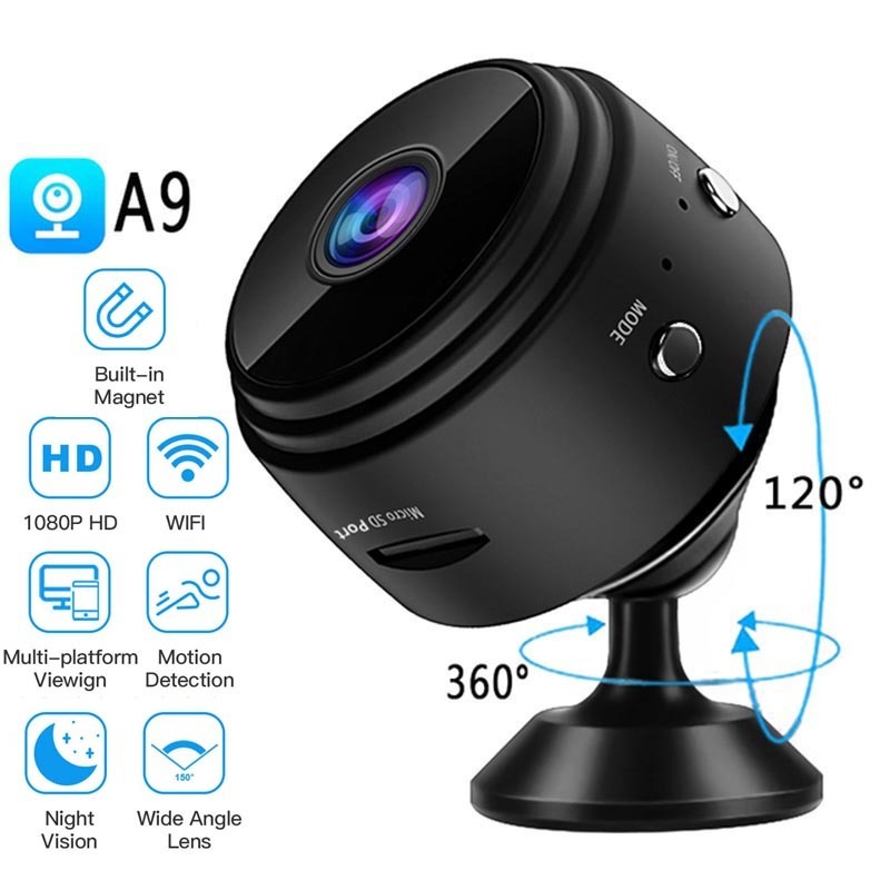 1080P IP Camera A9 Mini Wifi Camera Wireless Surveillance Camera Remote Monitor Wireless Mini Camcorders Video Surveillance