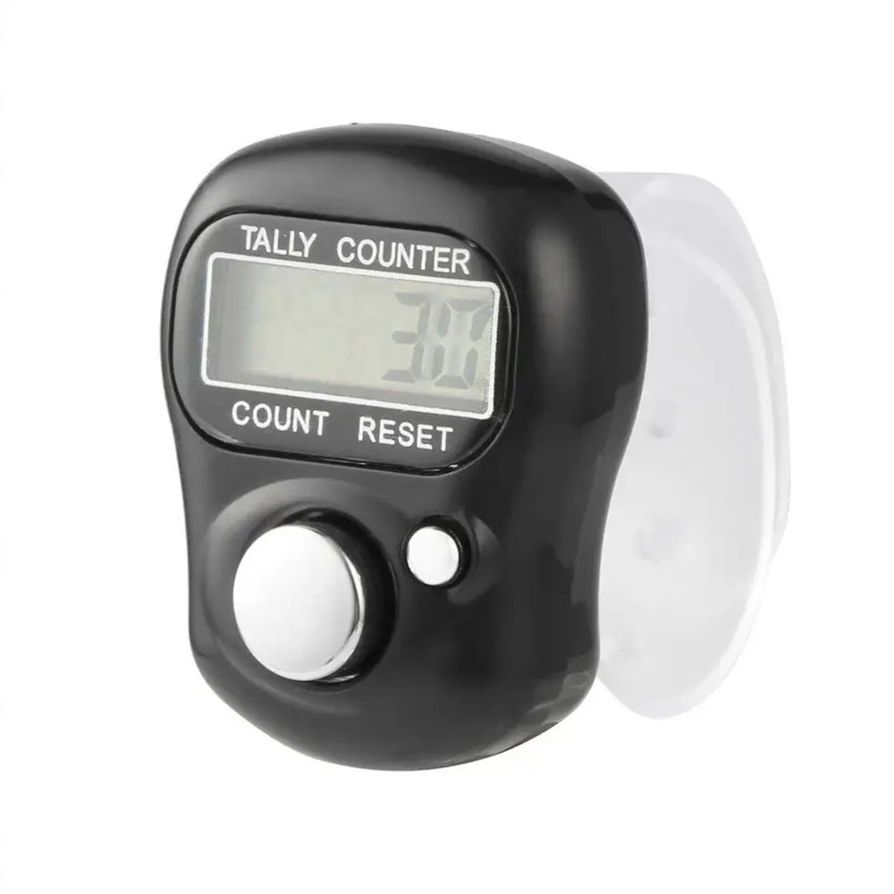 5 Digit LCD Electronic Digital Finger Ring Tally Counter Hand Held Knitting Row Counter Clicker Mini Point Marker Counter