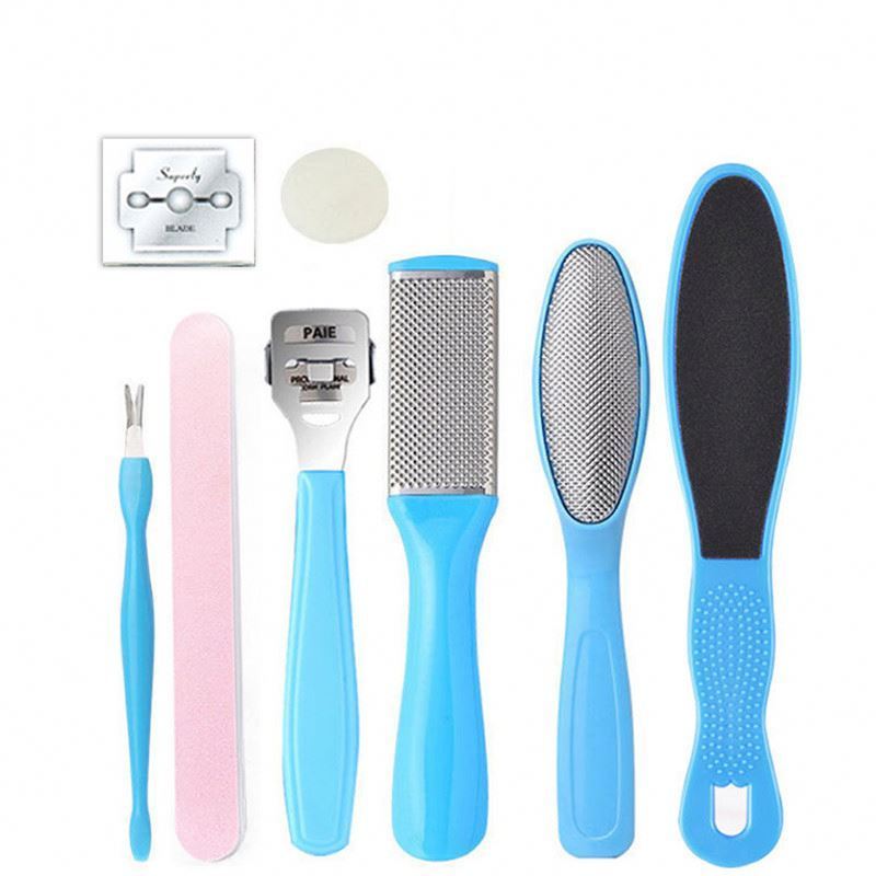 8/10/20Pcs Pedicure Tool Foot Care Tool for Feet Heels Toe Cuticle Kit File Set Dead Hard Skin Callus Remover Scraper Beauty