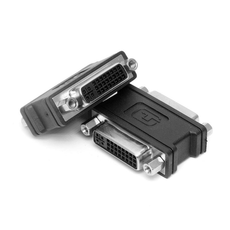 DVI Female To Female Converter DVI-I 24+5 F/F Mini Gender Changer Adapter For DVI Cable Extension Connector