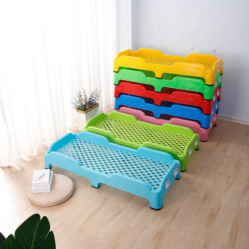 Children Baby Beds Manufacturer Top Cloth Kids Kindergarten School Stackable Children Daycare Cot Set kids stackable bed