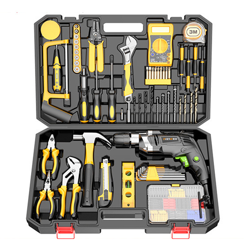 Wholesale hardware power tools electric drill set, multifunctional household maintenance high-power tool set for electric tools