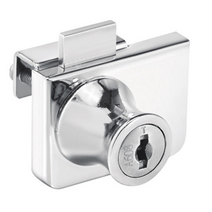 two level  zinc alloy furniture  lock  double opening  glass lock