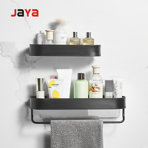 Bathroom Rack Multifunctional Bathroom Storage Rack Towel  Wall Hanging Punch-Free Space Aluminum Aluminum Rack