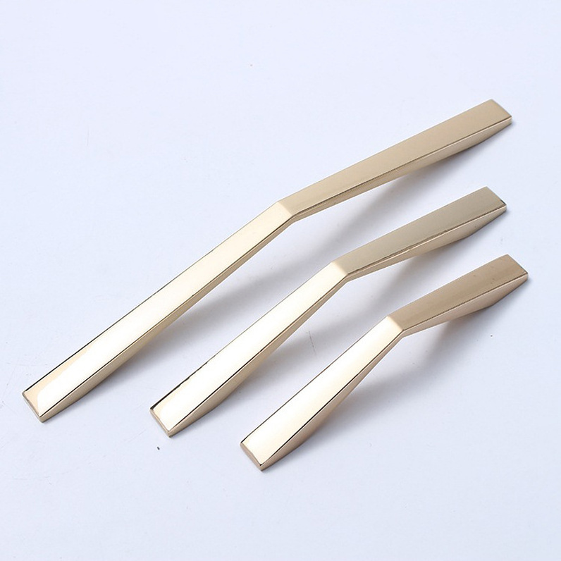 Cabinet Door Arc Handle European-style Wardrobe Handle Furniture Hardware PP Bag Zinc Alloy Modern Kitchen Hardware Acceptable