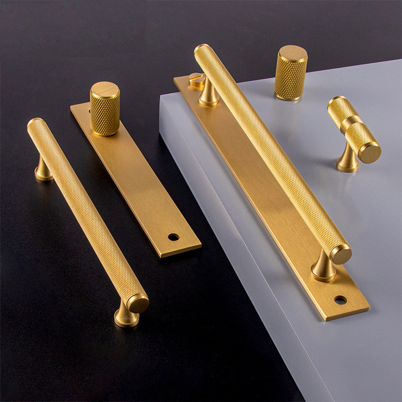 Brass Solid Furniture Hardware Cabinet Door Kitchen Drawer Handle and Knob Wardrobe Pulls