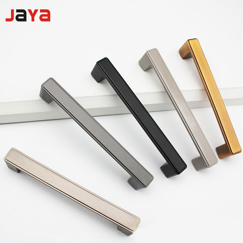 JAYA  Modern minimalist cabinet large wardrobe shoe cabinet door handle zinc alloy European drawer black single hole handle