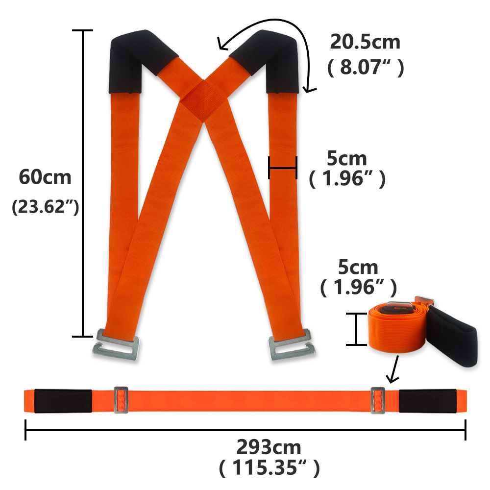 2023 hot-selling 2-piece new plastic mover heavy object moving tool furniture belt furniture mover