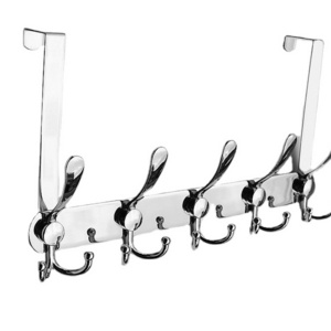 5  Metal Coat Stainless Steel Hooks for Coats Towels Hats Purse for Kitchen Mudroom Bathroom Entryway Wall Mounted Hook