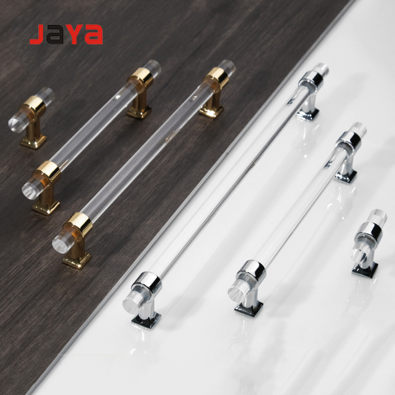 Handles And Knobs For Kitchen Cabinet Handle With Acrylic Handle Transparent Drawer Pulls