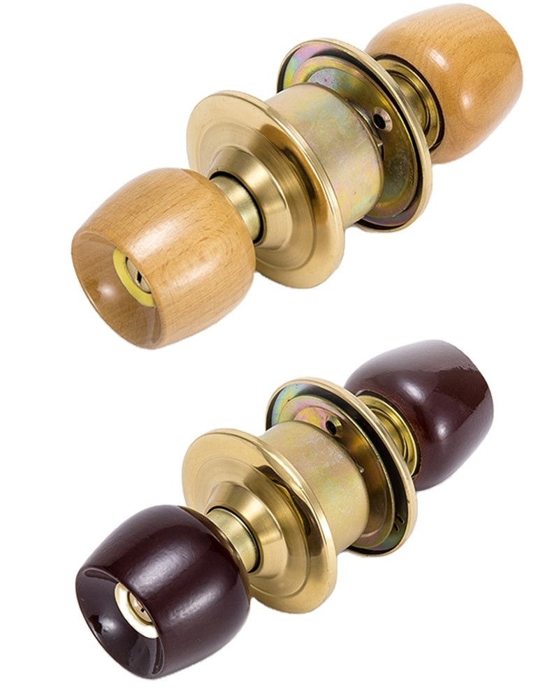 Wooden Knob Door Lock Lock Low Price Top Security Lock