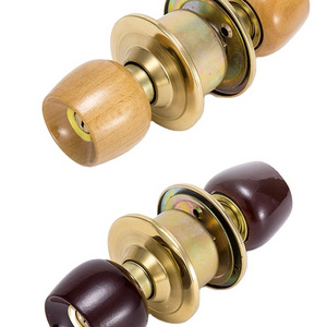 Wooden Knob Door Lock Lock Low Price Top Security Lock