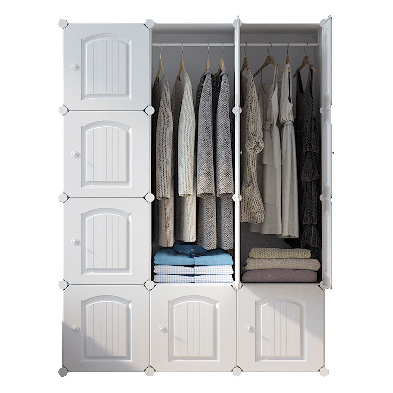 Jaya Multifunction Wardrobe Organizer for Cloths Baby Box Furniture Closet Wardrobe Plastic Foldable and Stackable Folding Home