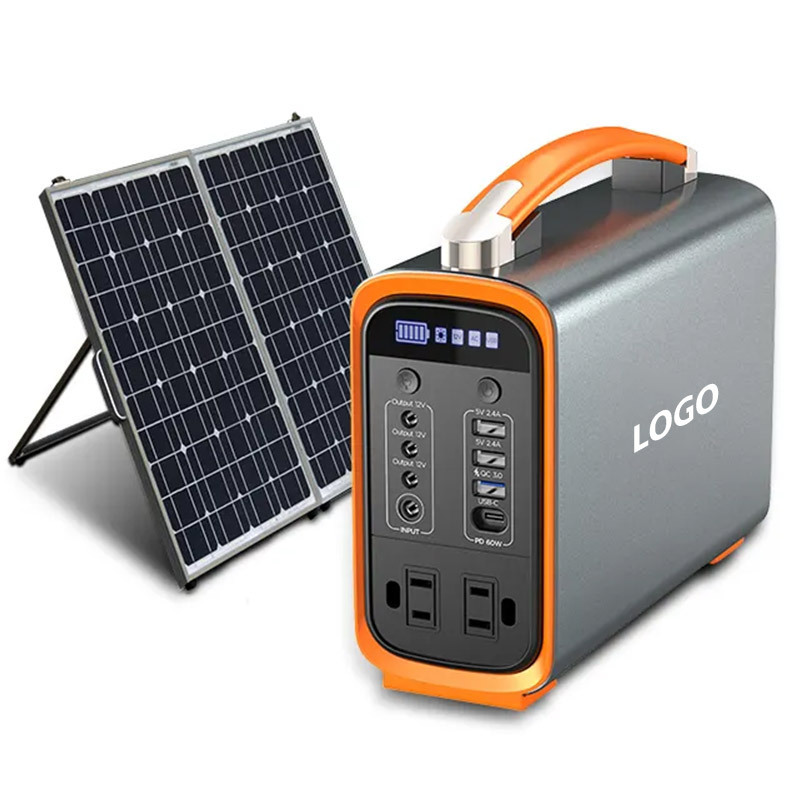 Portable Solar Generator Lifepo4 Power Energy System 336000mah Battery Portable Power Station With Solar Panels