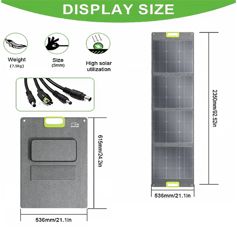 Fast delivery EU Stock 30W 60W 100W 200w 300W Folding Solar Photovoltaic Panel Foldable Solar Panel For Portable Power Station