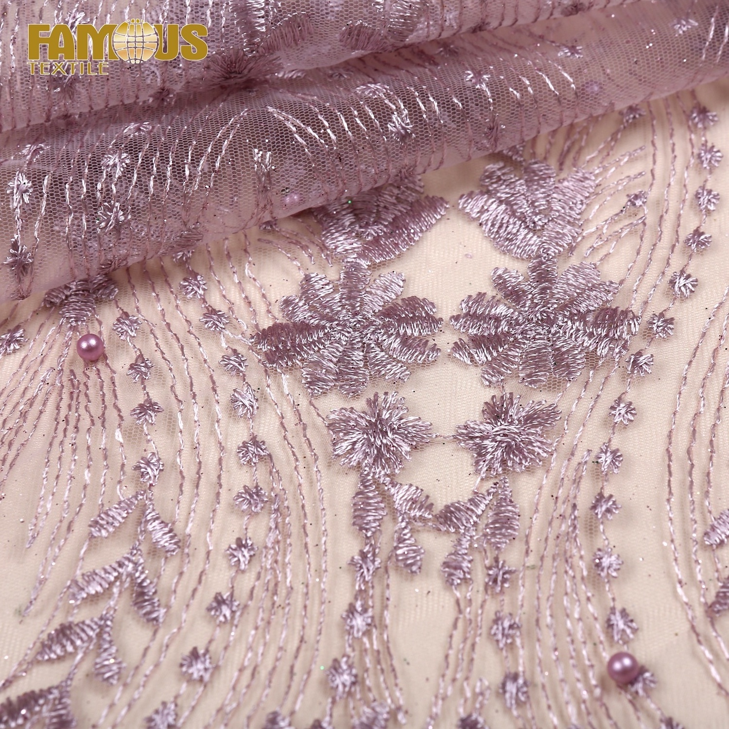 2022 high quality products embroidery tulle african swiss voile lace fabric for women dress making