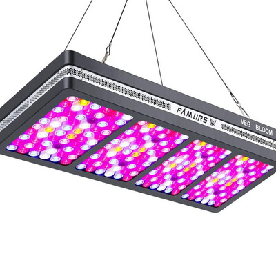 FAMURS 3000W LED Grow Light X3 Reflector Series Grow Lamp, Triple Chip LED Plant Light Full Spectrum for Indoor Plants