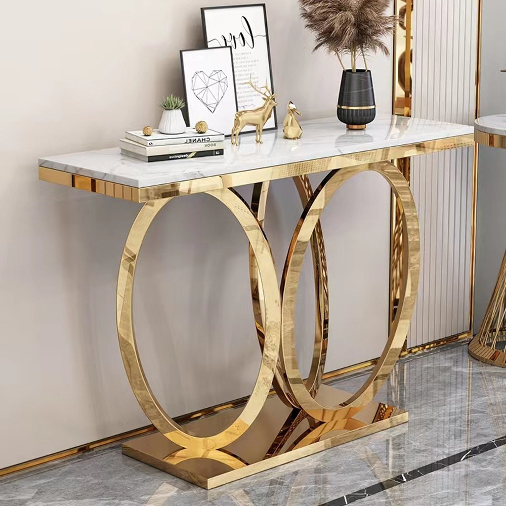 Online furniture stores stainless steel gold console table marble luxury console tables modern console tables for home