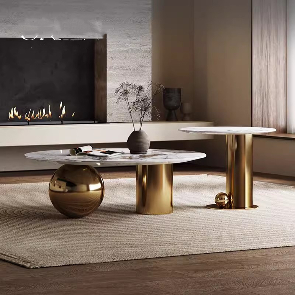 New style other living room furniture ethiopian coffee table small gold globe coffee table for sofa side