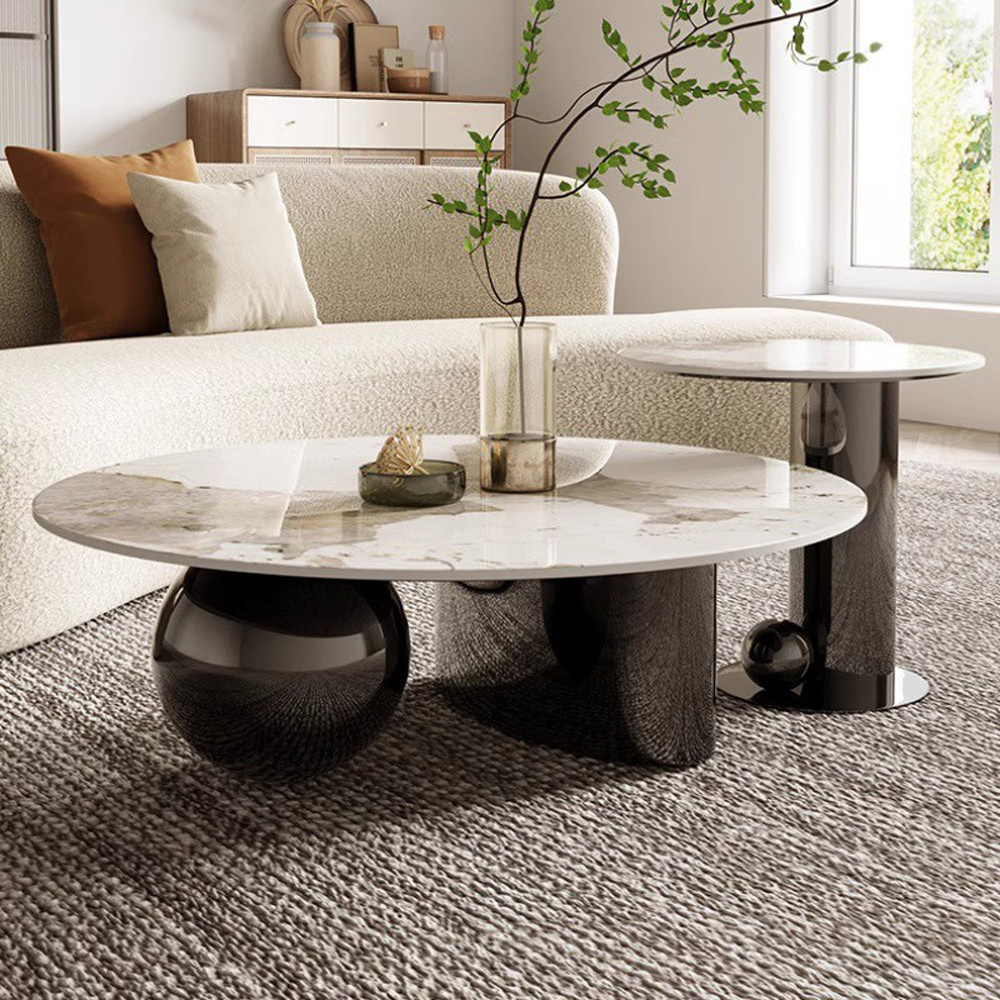 New style other living room furniture ethiopian coffee table small gold globe coffee table for sofa side