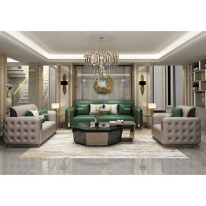 Luxury sofa sets modern simple light luxury Nordic style villa living room furniture combination sofa set