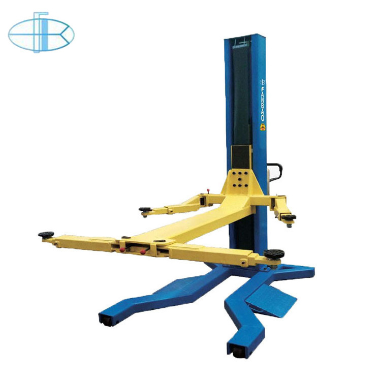 Cheap single post in ground hydraulic car lift for sale