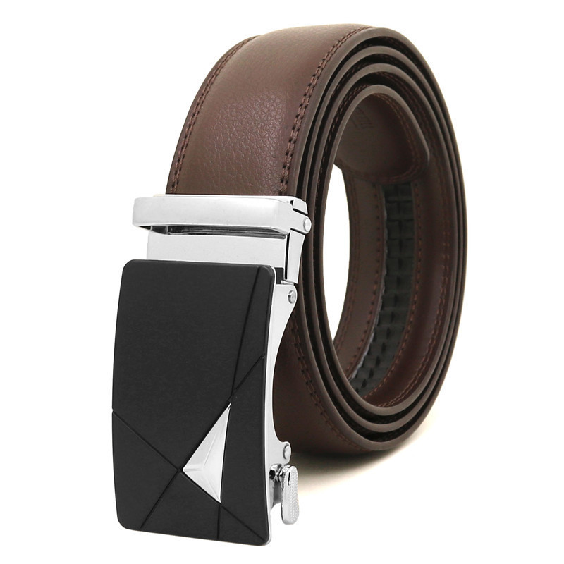 Belt Men Top Quality Genuine Luxury Leather Belts for Men Strap Male Metal Automatic Buckle leather high quality belts