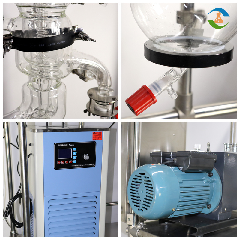 Continuous Lab & Pilot Production Turnkey Wiped Film Molecular Distillation