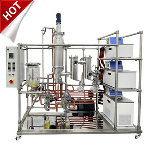 Wiped Thin Film Oil Distiller System Hybrid Molecular Distillation