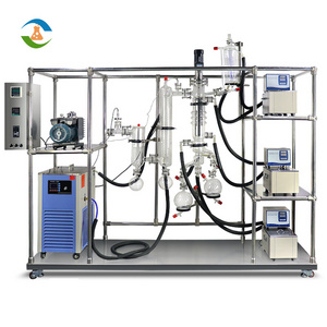 Continuous Lab & Pilot Production Turnkey Wiped Film Molecular Distillation