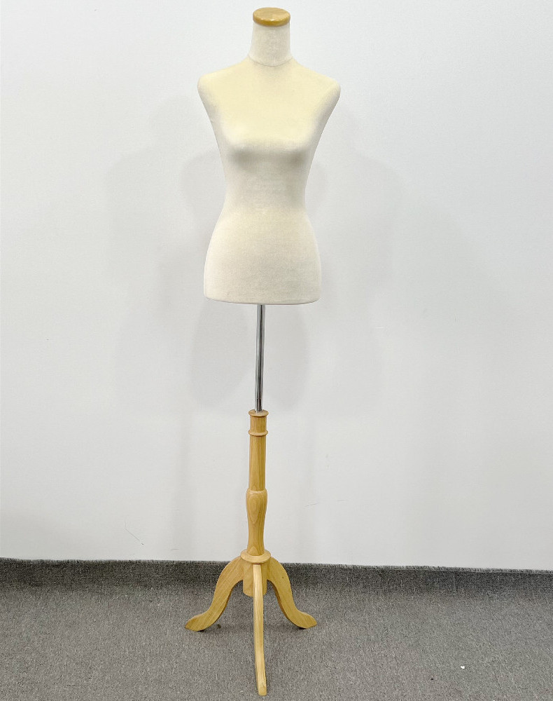 fashion female display mannequins cheap cheap  foam tailor torso half body mannequin with base