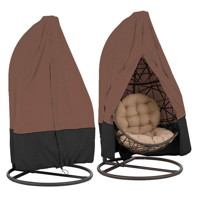 Wholesale Patio Large Wicker Egg Swing Chair Covers Heavy Duty Waterproof Outdoor Single Hanging Chair Cover