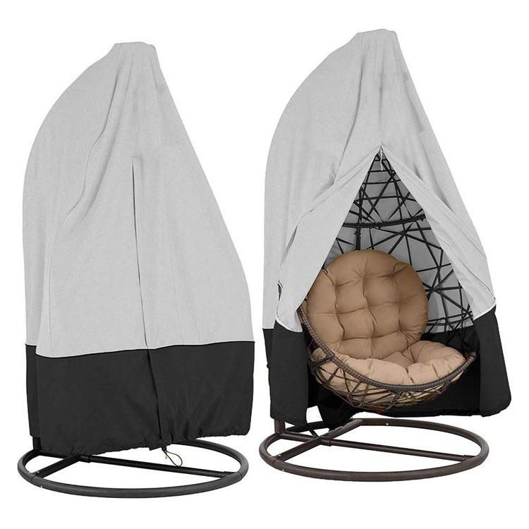 Wholesale Patio Large Wicker Egg Swing Chair Covers Heavy Duty Waterproof Outdoor Single Hanging Chair Cover