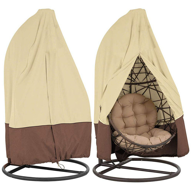 Wholesale Patio Large Wicker Egg Swing Chair Covers Heavy Duty Waterproof Outdoor Single Hanging Chair Cover