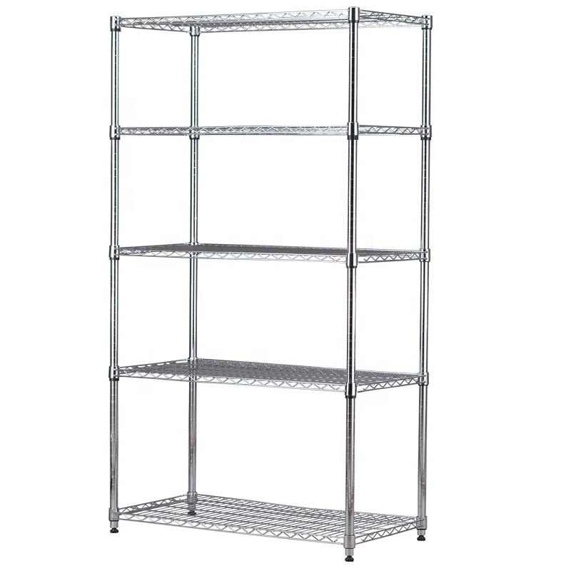 Heavy Duty Utility Wire Rack, 3/4/4 Tier 201 Stainless Steel Kitchen Shelf Racking