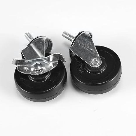 Caster Wheels for Organization and Storage Shelving Shelf Casters for Metal Wire Shelf Organizer