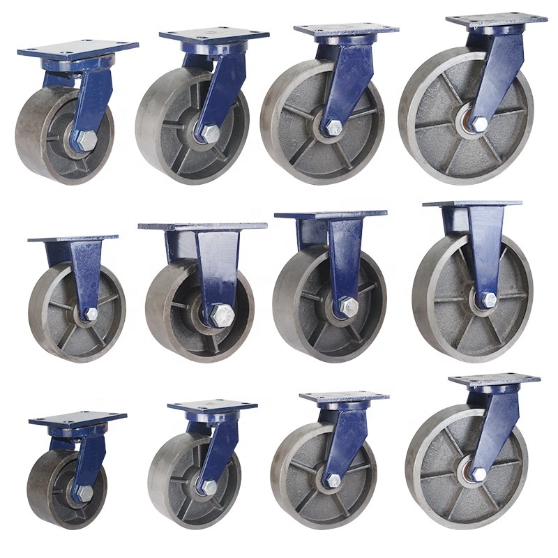 Super Heavy Duty Maximum Load 1T Full Iron Caster Wheels