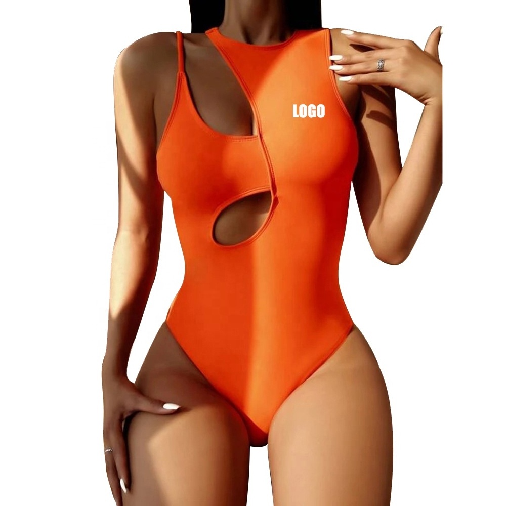 Hot Selling Swim Suit Monokini Bathing Suits Sexy Bikini Swimwear Beachwear Women Halter One Piece Swimsuit Plus Size Swimwear