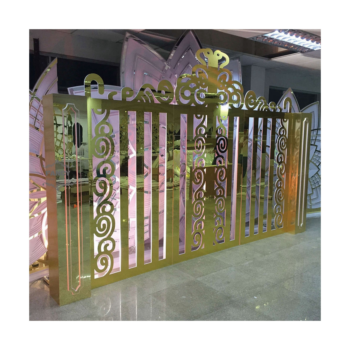 Decorative Panel Gate Indian Wedding  Islamic Design Wall Backdrop