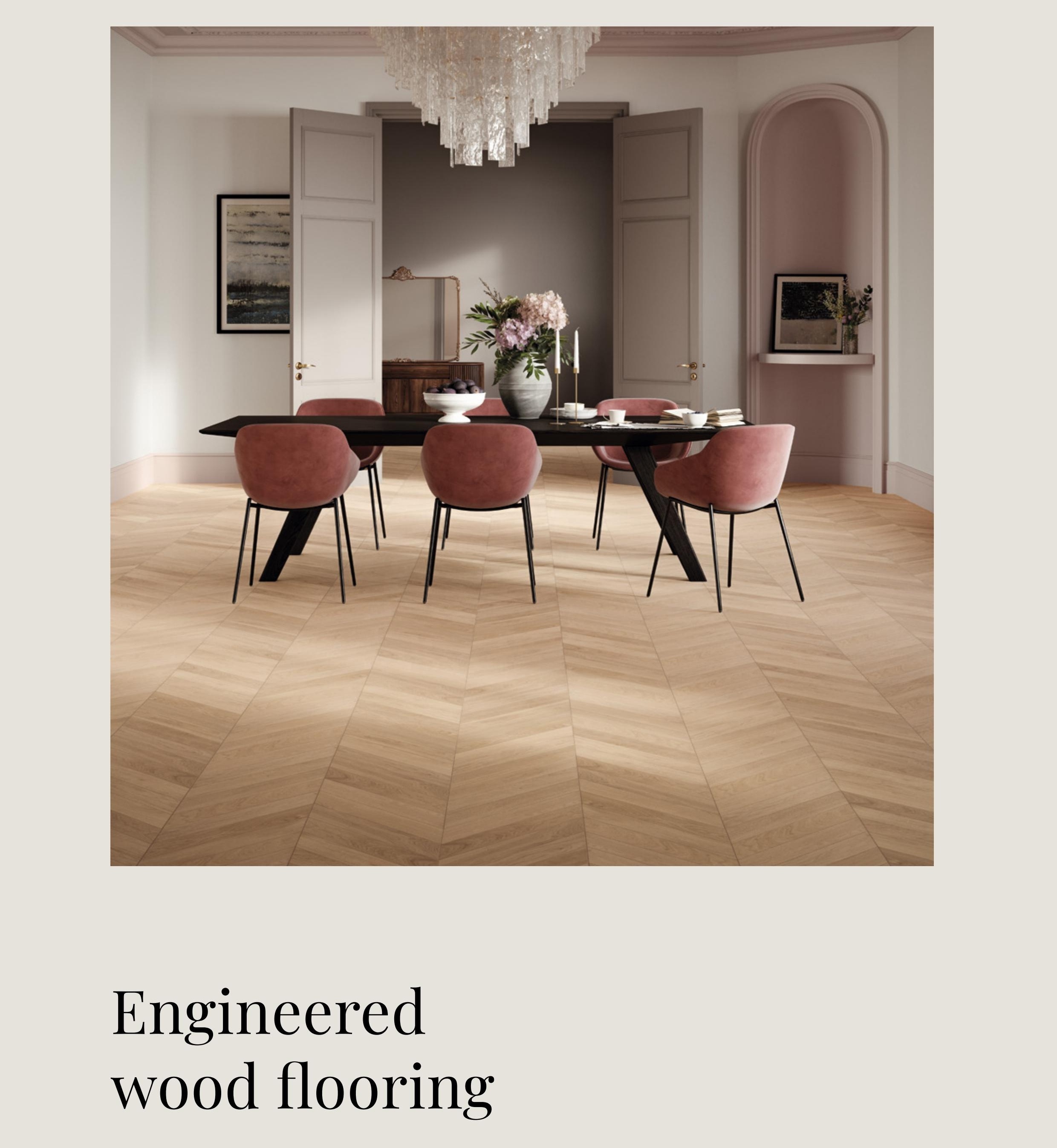 ASINDA Engineered Wood Flooring Wax Oiled Solid Wooden Floor 15mm & 18mm Wide Wood Planks