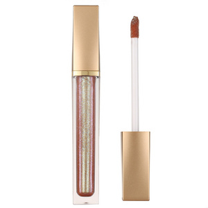 High pigmented glitter metallic lipgloss sexy beautiful shiny lip gloss