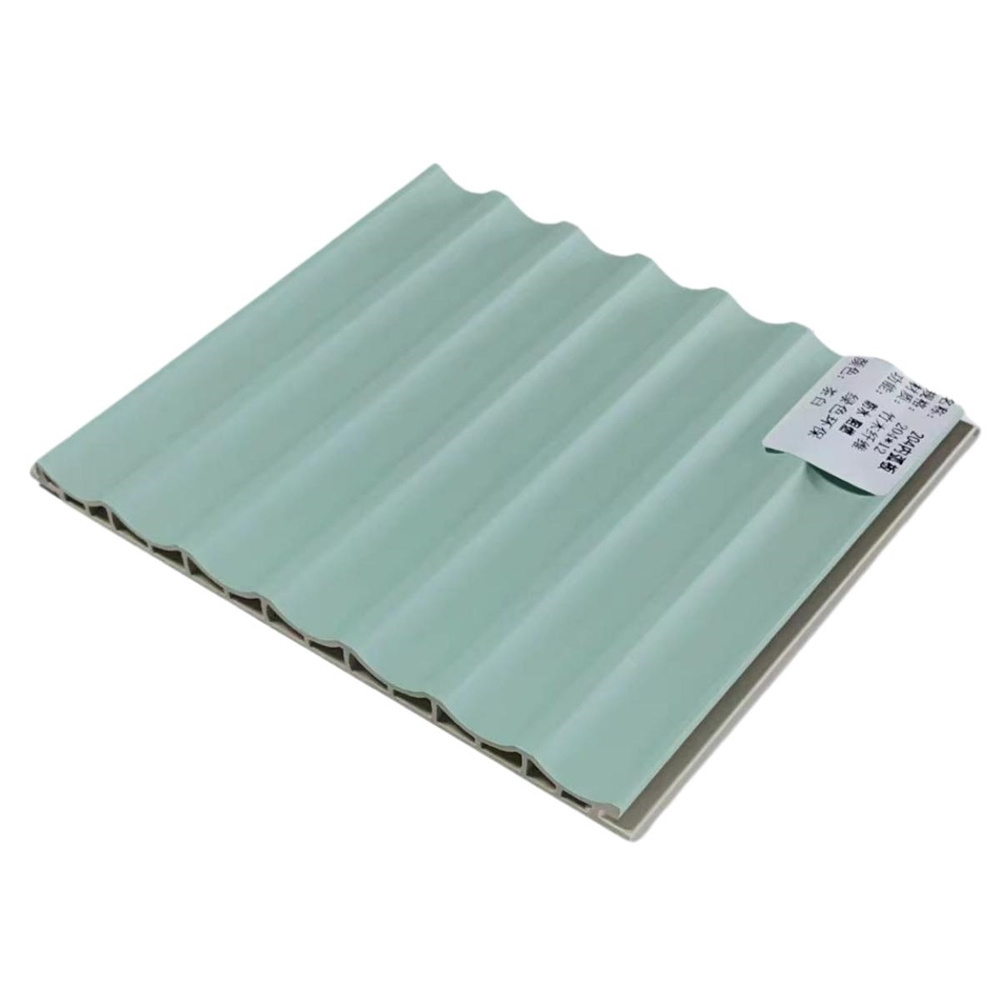 Pvc interior fluted panels wpc co-extrusion wall panel