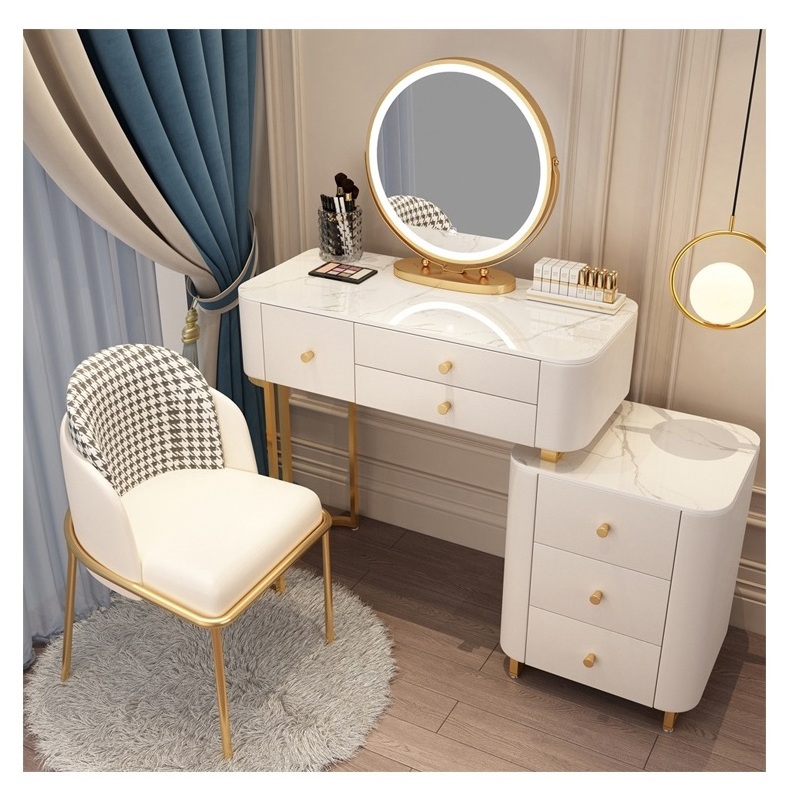 2023 new style for room wardrobe art deco dressing table with mirror