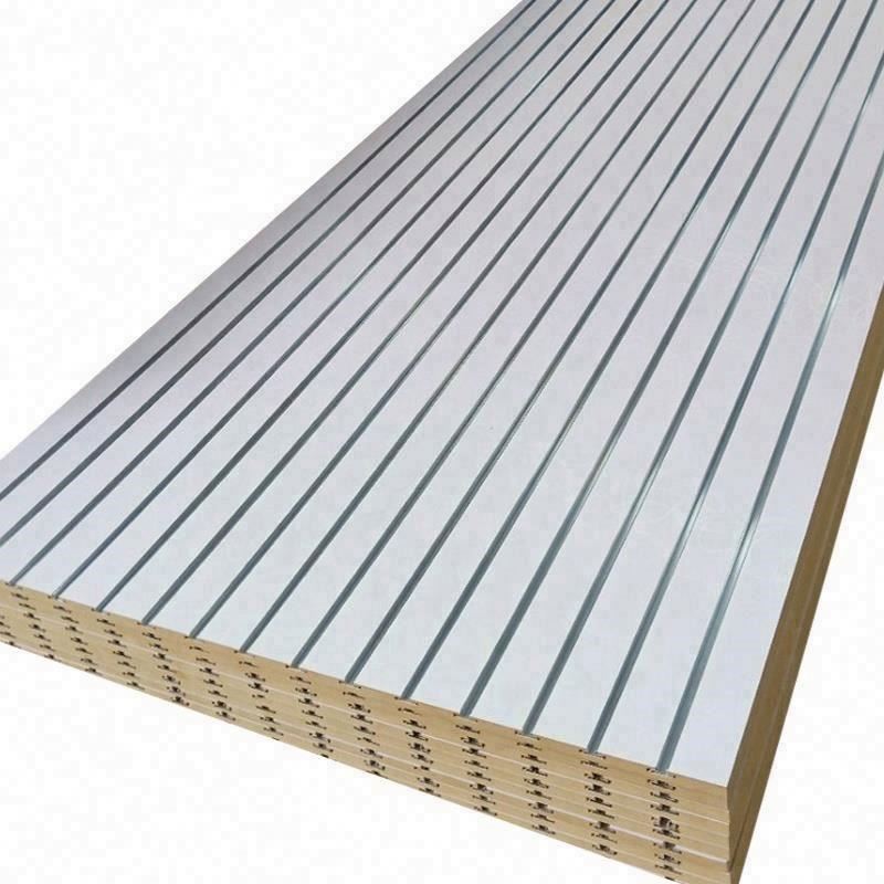 High PVC coated MDF boards white gloss floating shelves